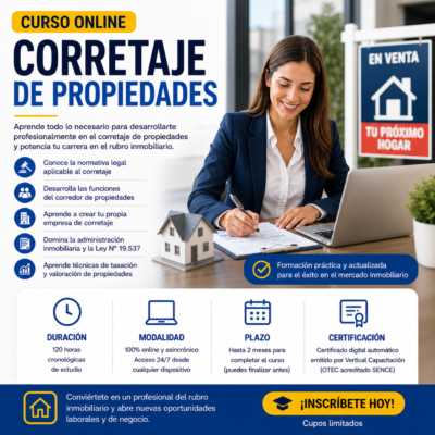 Curso Online: Corretaje de Propiedades