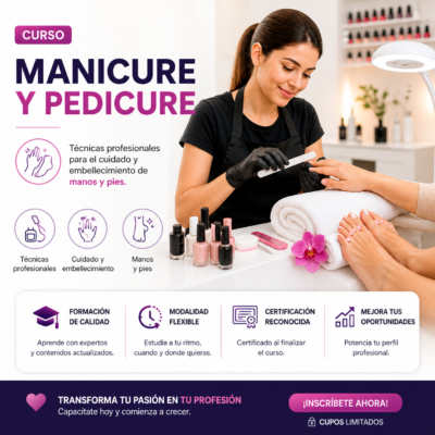 CURSO MANICURA Y PEDICURA