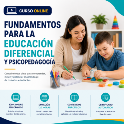 CURSO FUNDAMENTO PARA LA EDUCACION DIFERENCIAL Y PSICOPEDAGOGICA