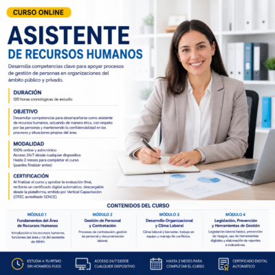 Curso Online: Asistente de Recursos Humanos