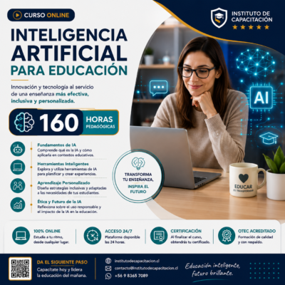 Curso de Inteligencia Artificial para Educación | 160 Horas