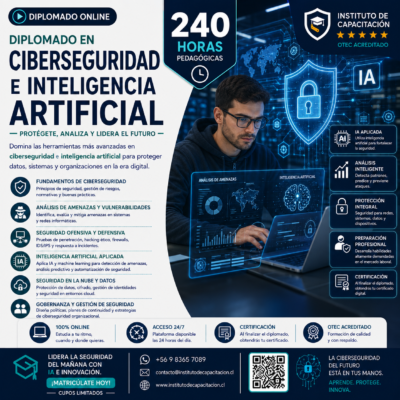 Diplomado en Ciberseguridad e Inteligencia Artificial – 240 Horas