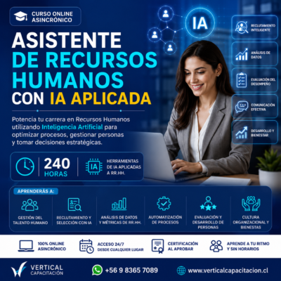 Asistente de Recursos Humanos con IA - Aplicada 240 hrs.