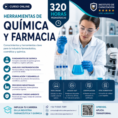 Herramientas de Quimica y Farmacia 320 horas.